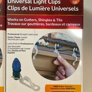 Universal Light Clips - White